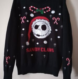 Nightmare before Christmas Holiday Sweater Large Jack Skellington